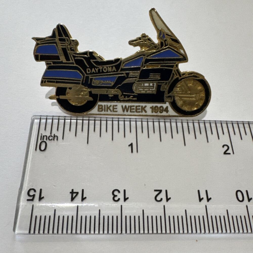 1994 Daytona Bike Week Motorcycle Pin Hat Lapel Vintage Honda Gold Wing See Pics